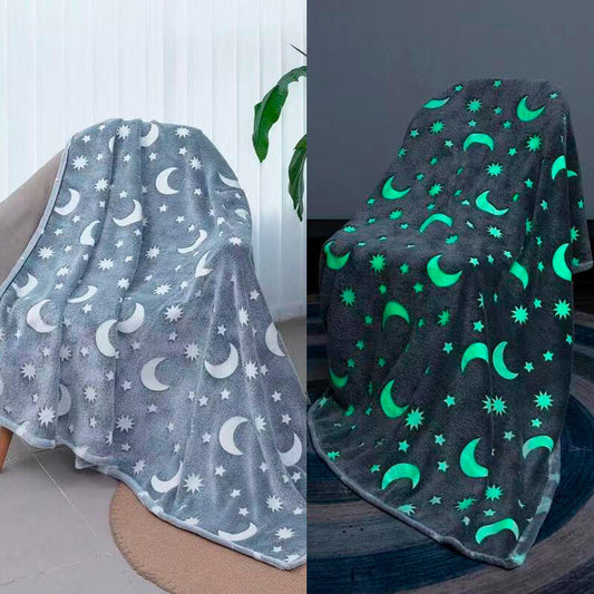 Manta Luminosa en la Oscuridad DreamLight Color Gris 127cm x152CM
