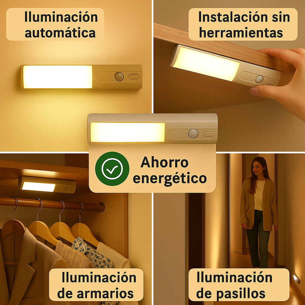 Luces LED con sensor de movimiento Autobeam
