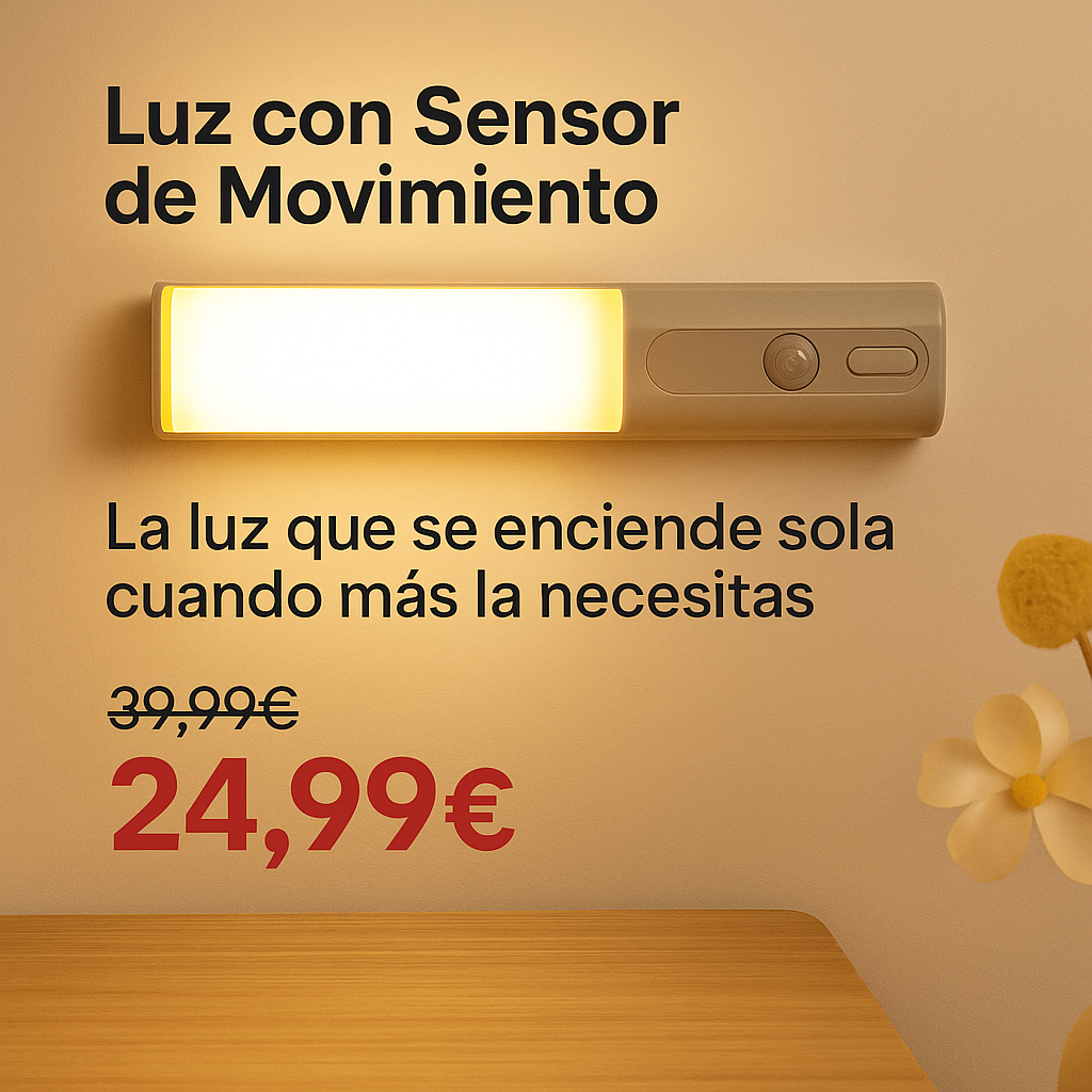 Luces LED con sensor de movimiento Autobeam
