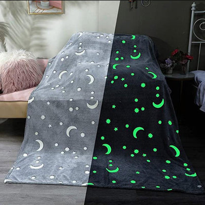 Manta Luminosa en la Oscuridad DreamLight Color Gris 127cm x152CM