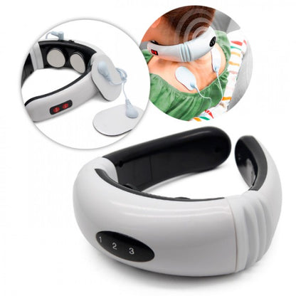 Masajeador de cuello y espalda electromagnético vibrazen