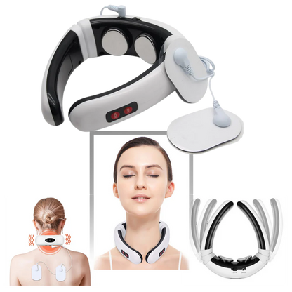 Masajeador de cuello y espalda electromagnético vibrazen