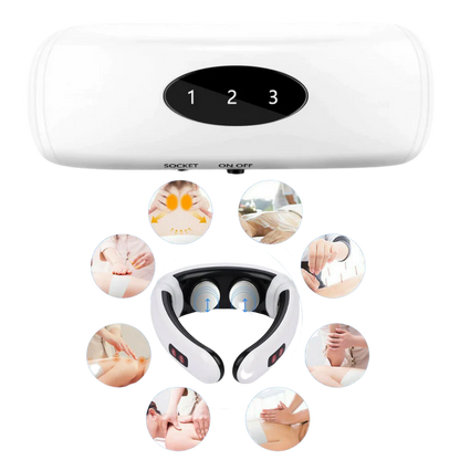 Masajeador de cuello y espalda electromagnético vibrazen