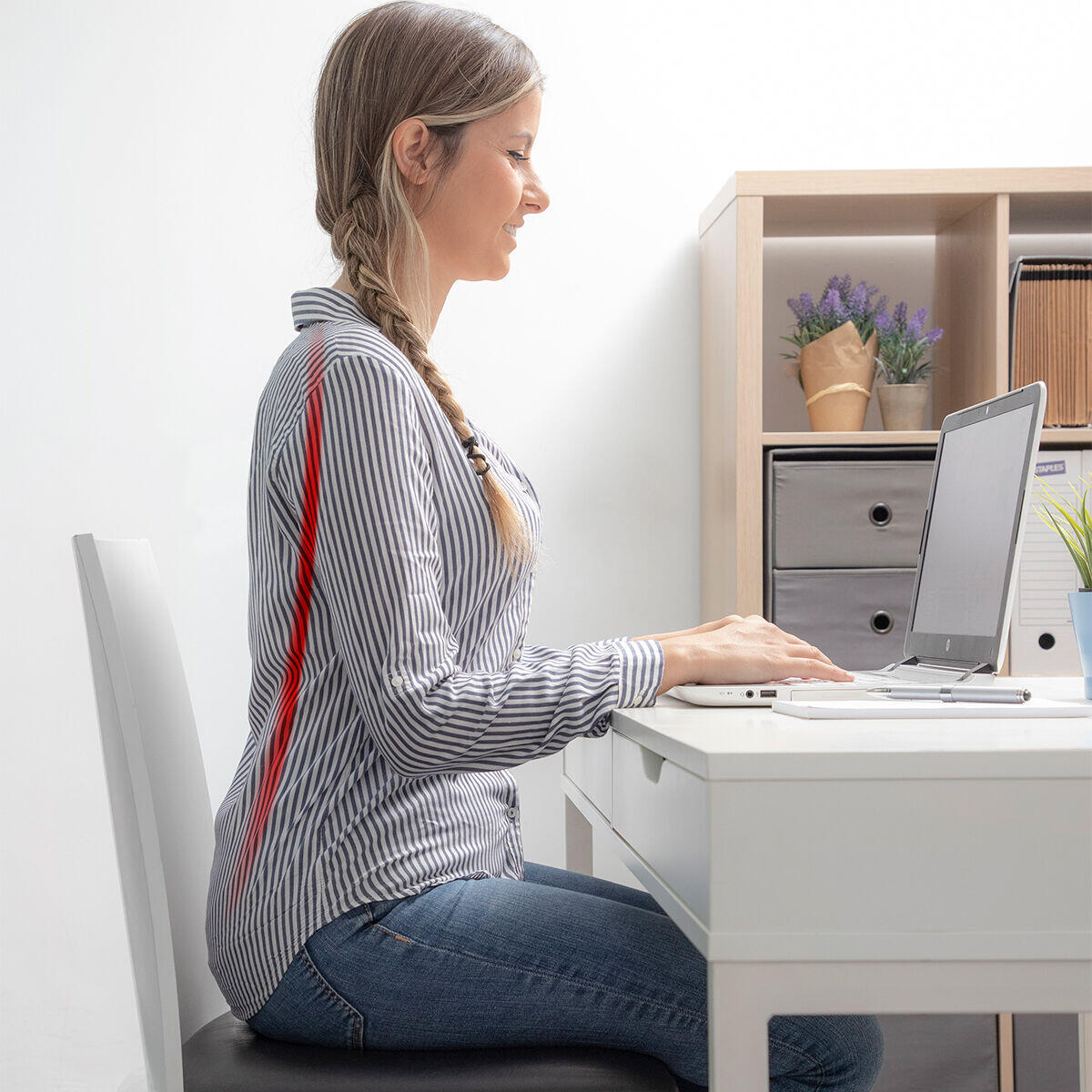 Masajeador de cuello Bibrazen mas corrector de postura